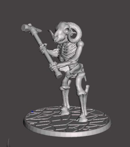 İskelet Savaşçı Beastman Ram / Koyun - Warhammer Plastik Aparat