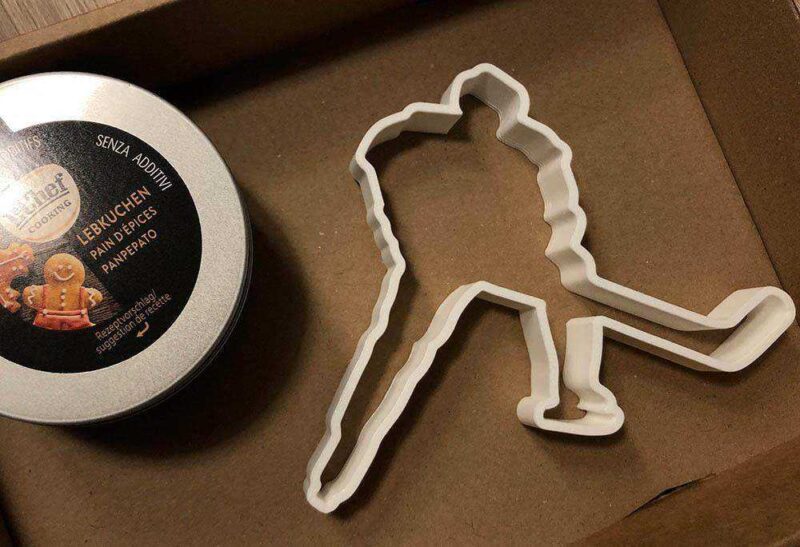 Hokey Cookie Kurabiye Kek Hamur Kesici Kalıbı Plastik Aparat - Görsel 2