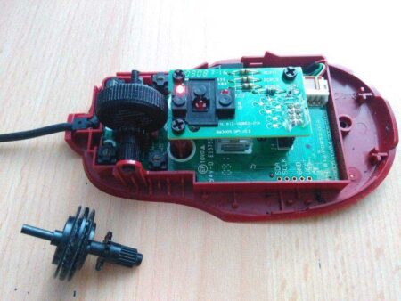 Microsoft Sidewinder X3 Lazer Fare İçin Fare Tekerleği Değiştirme Plastik Aparat