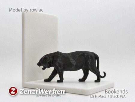 Mike the Tiger Bookends Biblo Dekoratif Süs Eşyası Maket