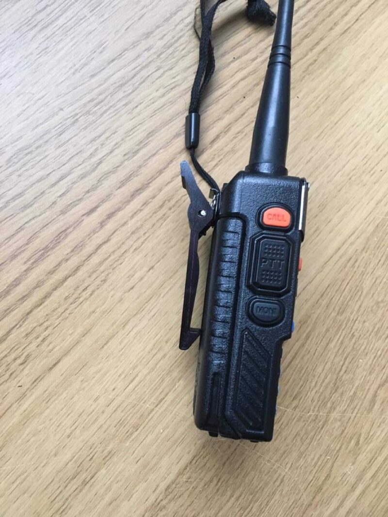 Baofeng Uv-5Re Plus İçin Kemer Klipsi Plastik Aparat - Görsel 2