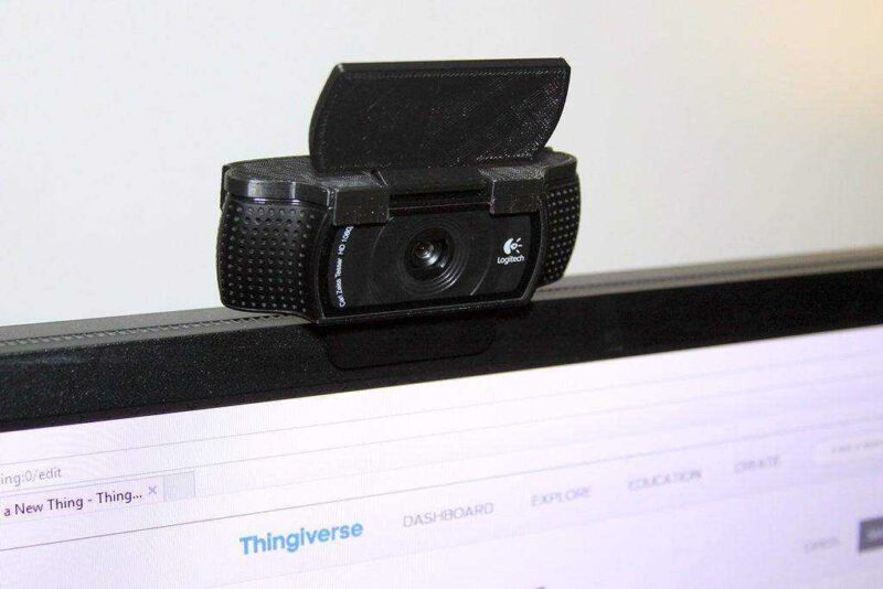 Logitech C920 Web Kamerası Kapağı  Organik Plastikten Aparat
