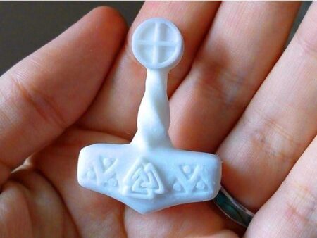 Mjolnir Thor'un Çekici Biblo Dekoratif Hediyelik Süs Eşyası Maket
