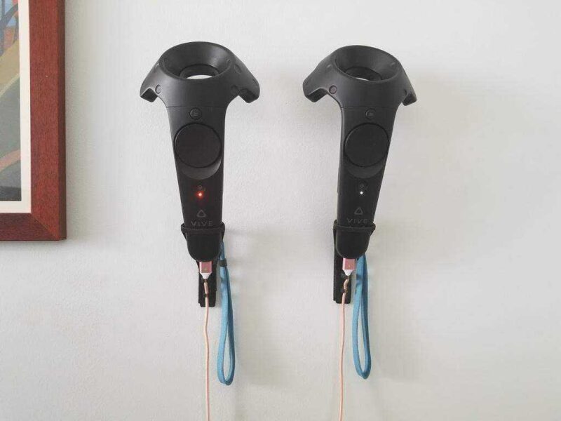 Htc Vive Denetleyici Manyetik Şarj Duvar Montajı Plastik Aparat