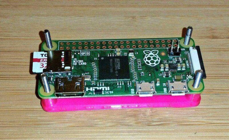 Raspberry Pi Zero & W Standı ve Montajı  Organik Plastikten - Görsel 2