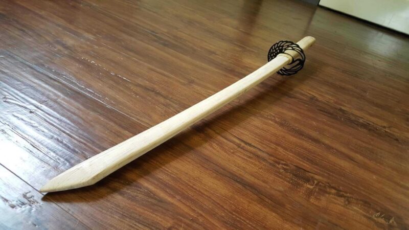 Crane Tsuba Bokken Plastik Aparat - Görsel 2
