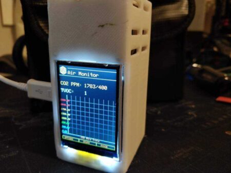 Airmonitor (Co2, Voc) Plastik Aparat