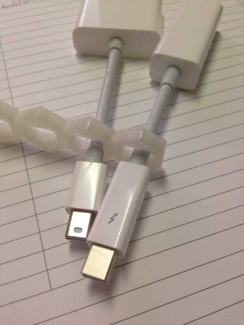 Mac Thunderbolt Dongle Tutucu Plastik Aparat - Görsel 3