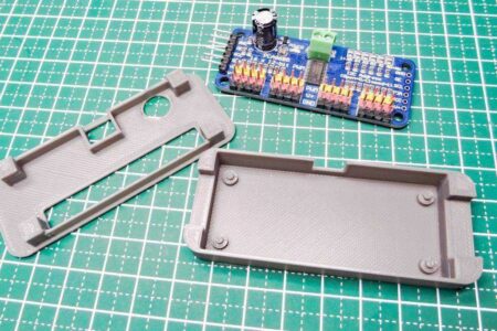 16Ch Servo Motor Sürücüsü Pca9685 Basit Kutu Kılıf Plastik Aparat