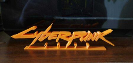 Cyberpunk 2077 logosu Organik Plastik Dekoratif Aksesuar Masaüstü