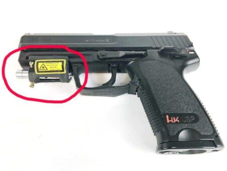 Heckler & Koch Usp De Ayarlanabilir Lazer Pointer / Justierbarer Laserpointer Bir Heckler & Koch Usp Plastik Aparat