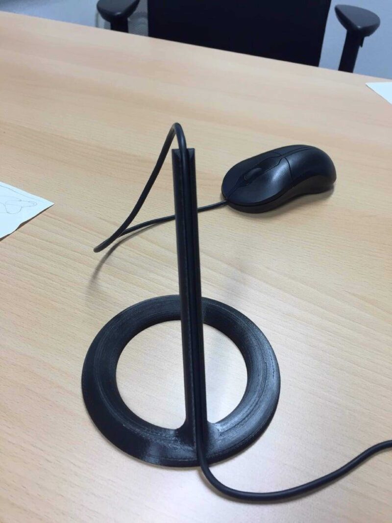 Fare Mouse Kablo Tutacağı Organizer Aparat Aparatı Tutucu Stand - Görsel 2