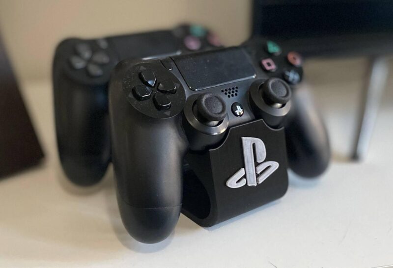 Ikili Dualshock - Dualshock V2 Stand Beyaz Logolu - Görsel 4