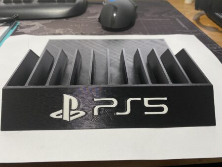 Ps5 Oyun Standı (10 Oyun Kapasiteli)-Beyaz Logolu